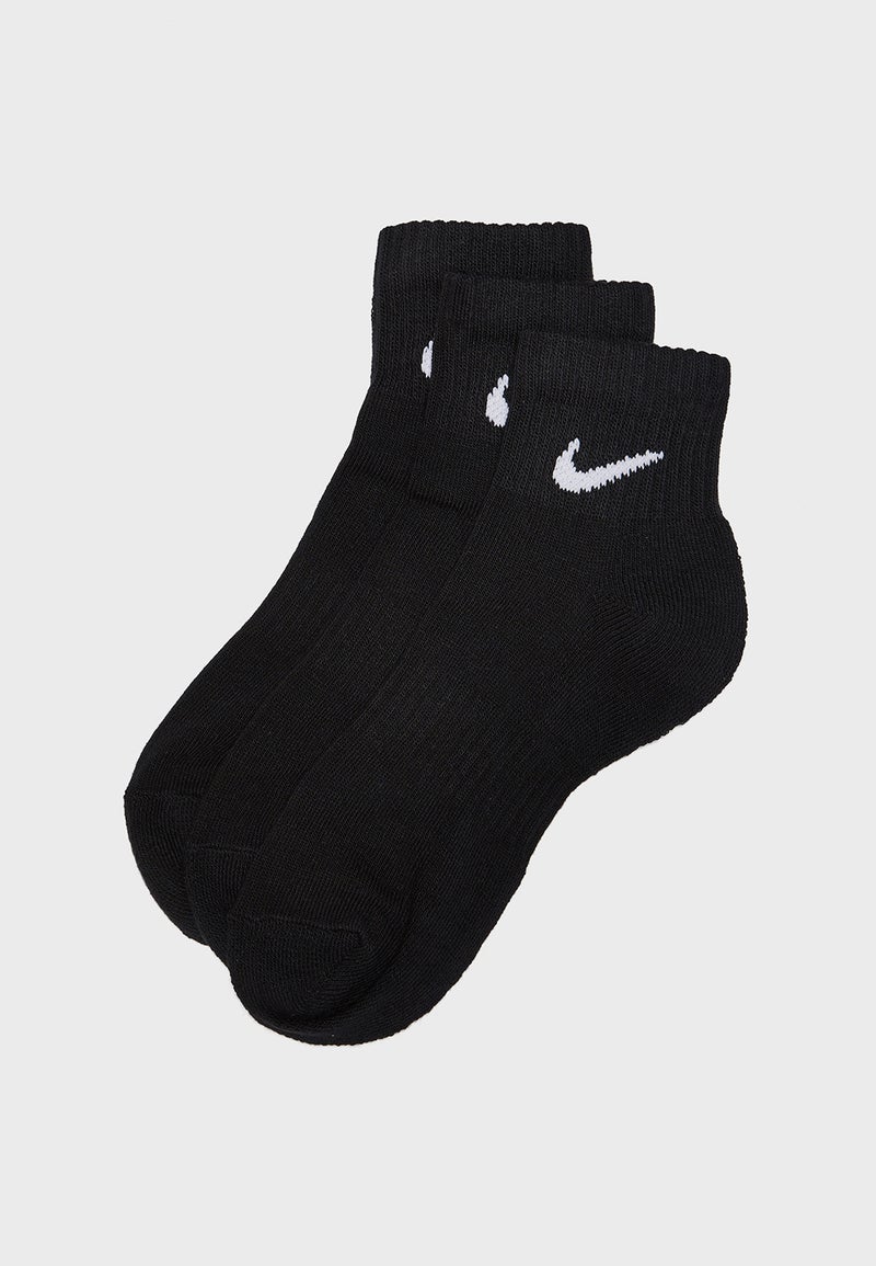 Nike Pairs Of 3 Ankle Socks Black  - Image 1
