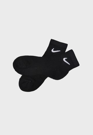 Pairs Of 3 Ankle Socks Black - view 2