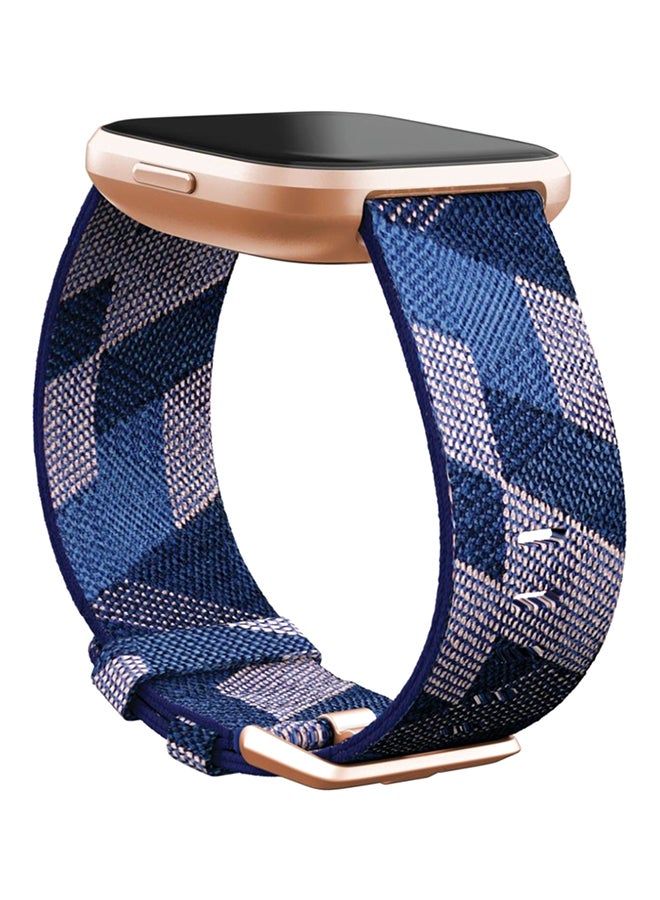 Fitbit - Versa 2 Special Edition (NFC) Smartwatch Navy/Pink Aluminum - Image 1