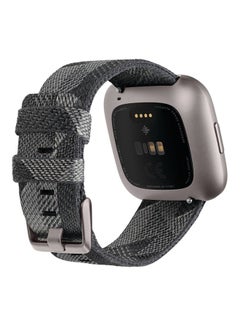 Fitbit Versa 2 Special Edition (NFC) Smartwatch Smoke Woven/Mist Grey Aluminum  - Image 2