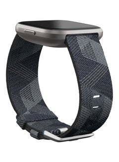 Fitbit Versa 2 Special Edition (NFC) Smartwatch Smoke Woven/Mist Grey Aluminum  - Image 5