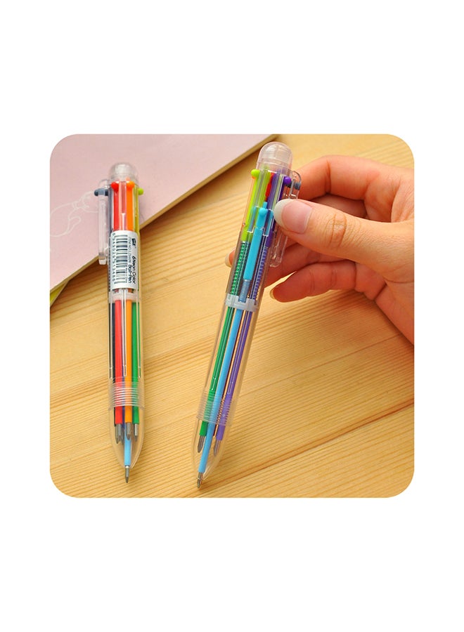 5-Piece Multicolor Ballpoint Pen Set Multicolour