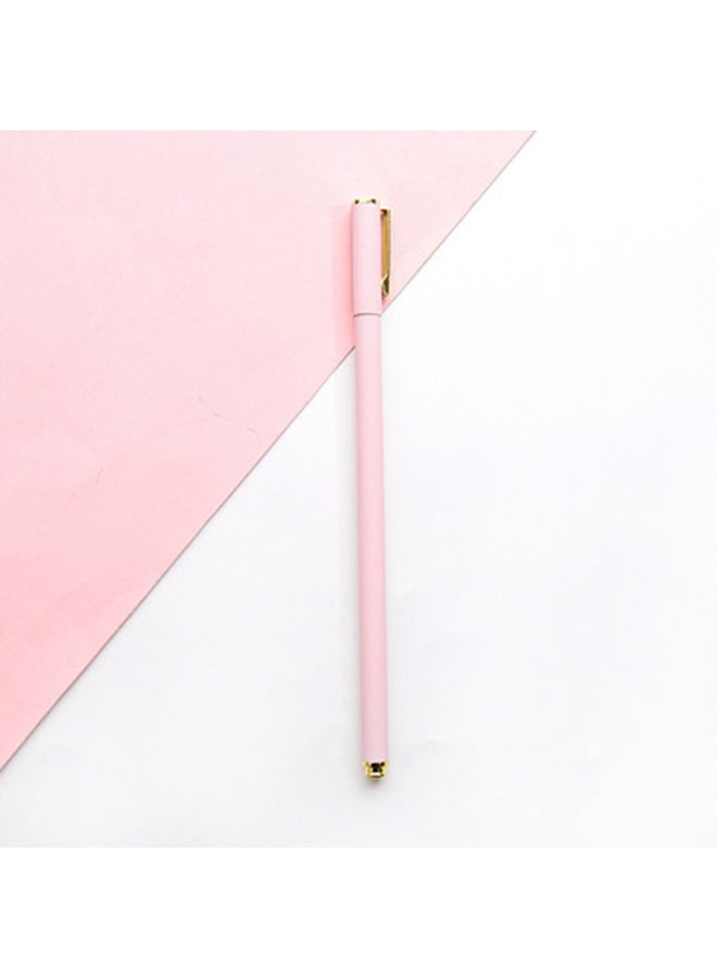 Generic - Small Fresh Candy Thin Rod Metal Gel Pen Pink - Image 1