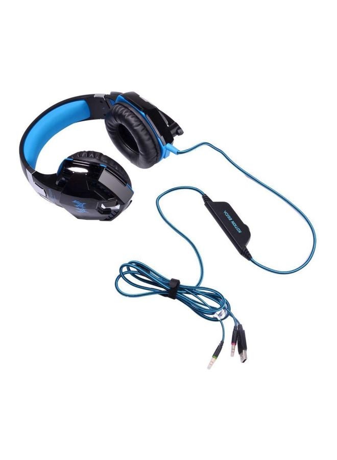 Wired Over-Ear Stereo Gaming Headphones With Microphone - Image 3