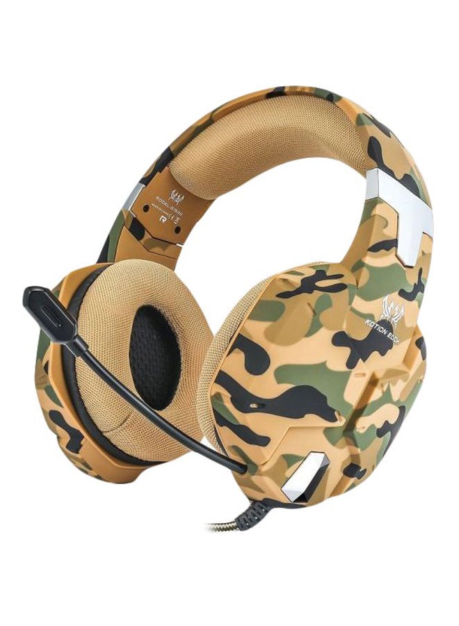 KOTION EACH Wired Over-Ear Gaming Headphones With Mic