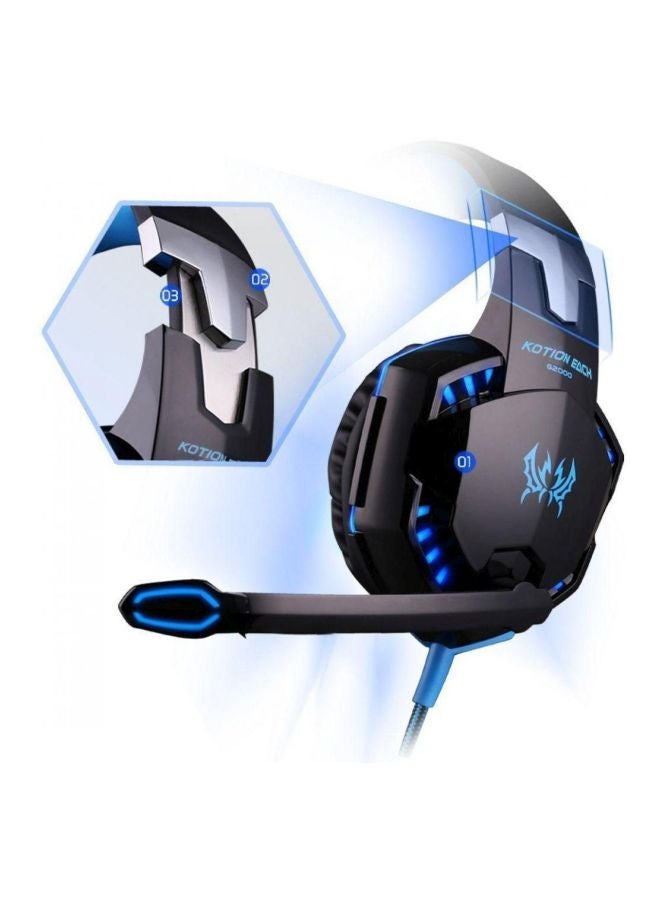 KOTION EACH Wired Over-Ear Gaming Headset With Mic - Image 2
