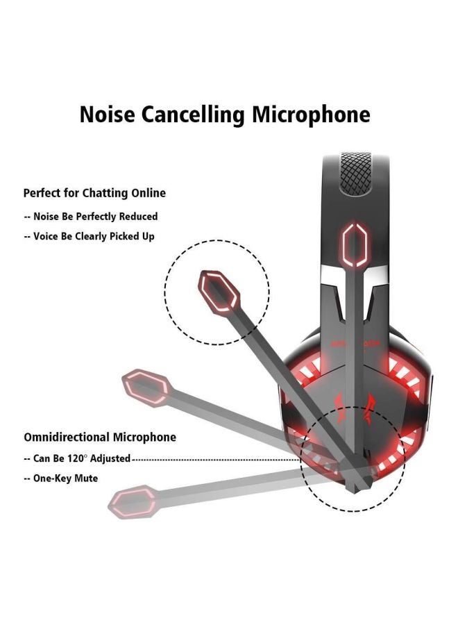 كوشن إيتش سماعة رأس سلكية للألعاب بتصميم يغطي الأذن مزودة بميكروفون - Image 2