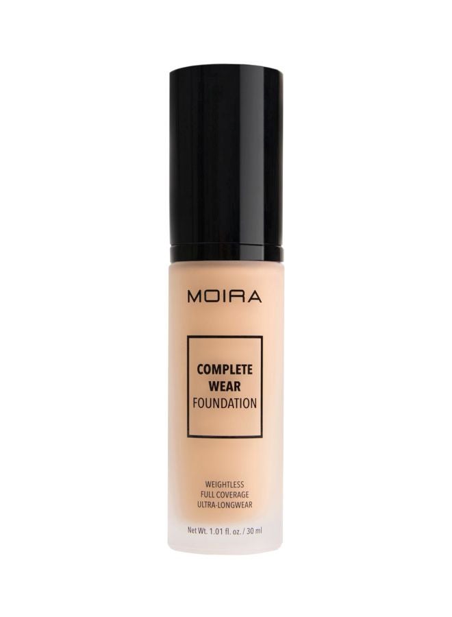 moira Complete Wear Foundation 250 Natural Buff  - Image 1