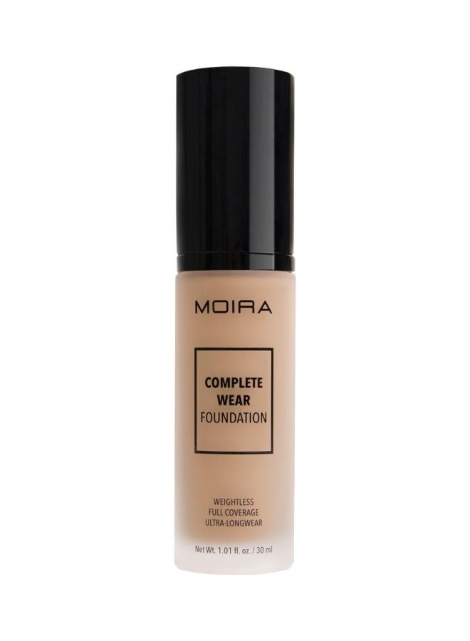 moira Complete Wear Foundation 450 Toasted Almond  - Image 1