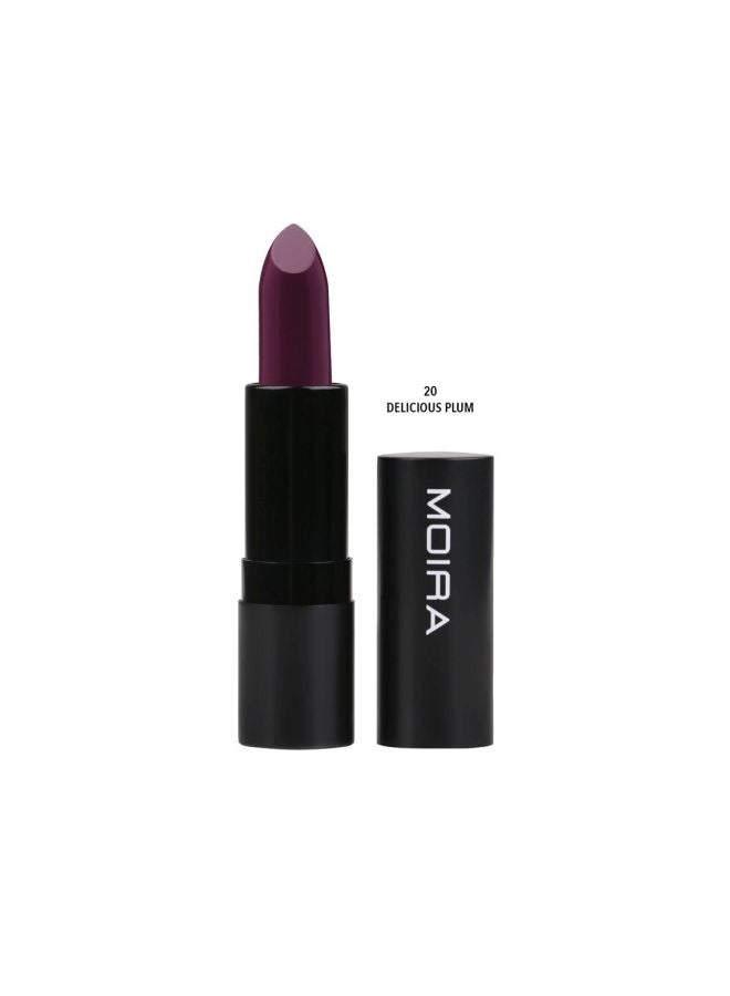 moira Defiant Lipstick 20 Delicious Plum  - Image 2