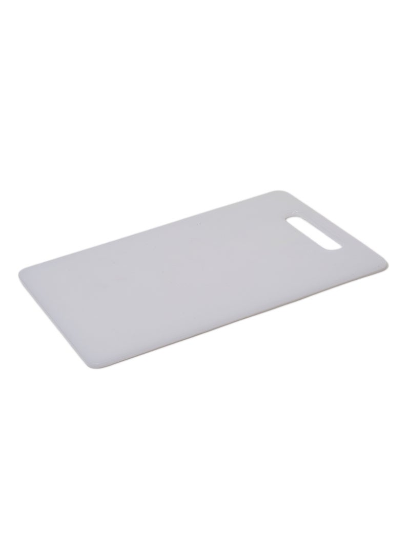 Thick Plastic Non-Slip Cutting Board With Sharpening Stone Meat Vegetable Fruit Chopping Board White 30cm - Image 2