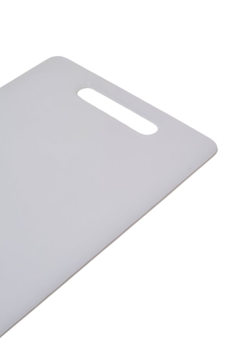 Thick Plastic Non-Slip Cutting Board With Sharpening Stone Meat Vegetable Fruit Chopping Board White 30cm - Image 3