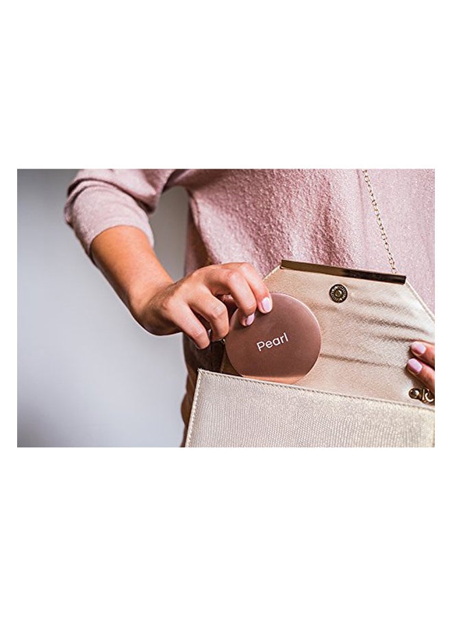 HYPER 3000.0 mAh Pearl Power Bank With LED Compact Mirror Pink - Image 2