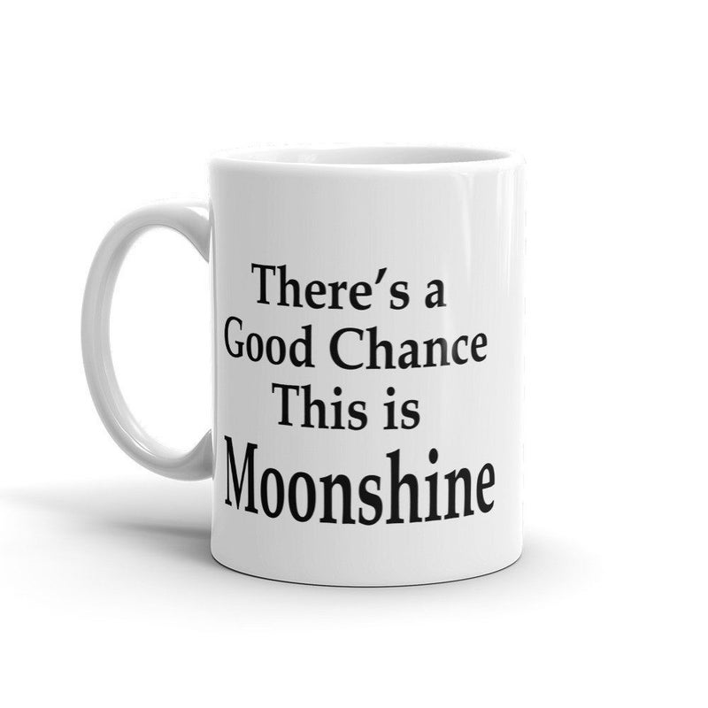 مج بطبعة عبارة" This Is Moonshine" أبيض/ أسود