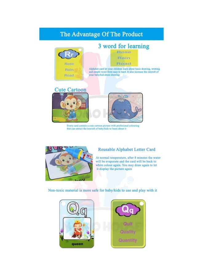 LW Magic Water Flash Card With Pen Set TXRVR2D8 - Image 4