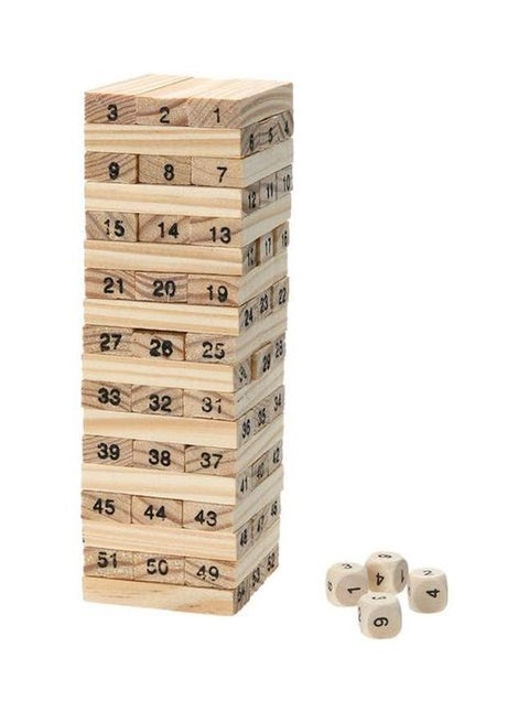 Wooden Tower Building Block Set 3+ Years