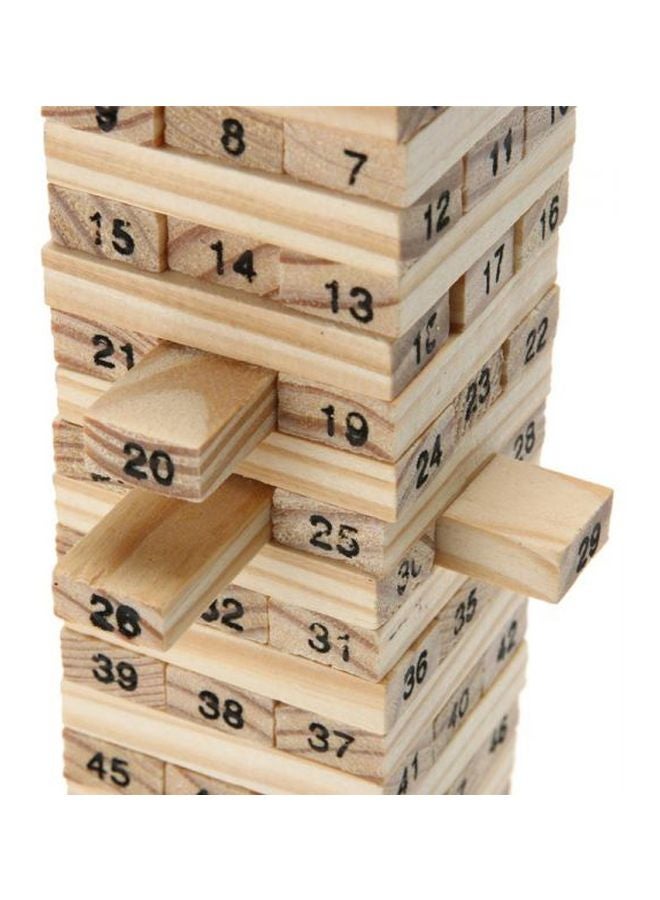 Lucky Wooden Tower Building Block Set 3+ Years  - Image 3