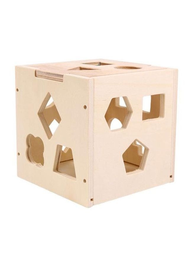 Wooden Toys - Intelligence Shape Sorting Box Puzzle - Image 1