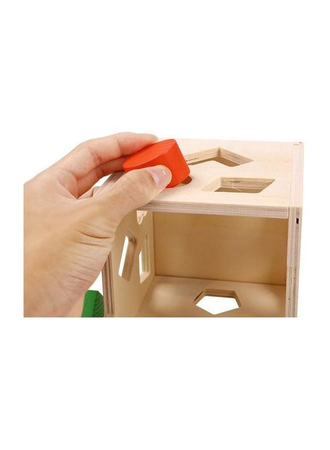 Wooden Toys - Intelligence Shape Sorting Box Puzzle - Image 1