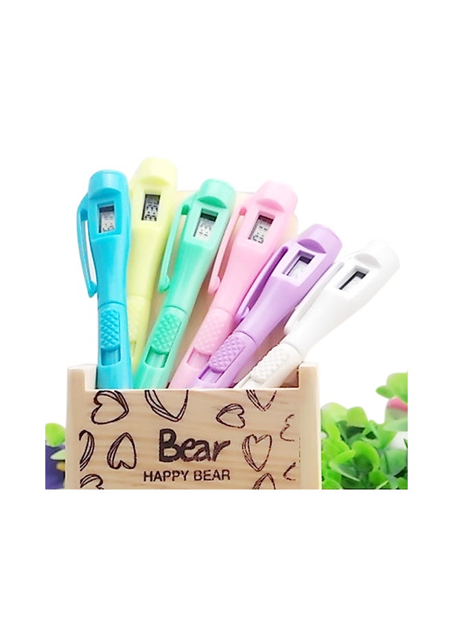 5-Piece Candy Electronic Table Ball Pen Multicolour