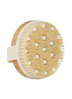 mio Massage Body Brush Brown/Beige 2x5.7x5.9inch  - Image 1