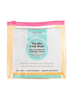 mio Massage Body Brush Brown/Beige 2x5.7x5.9inch  - Image 2
