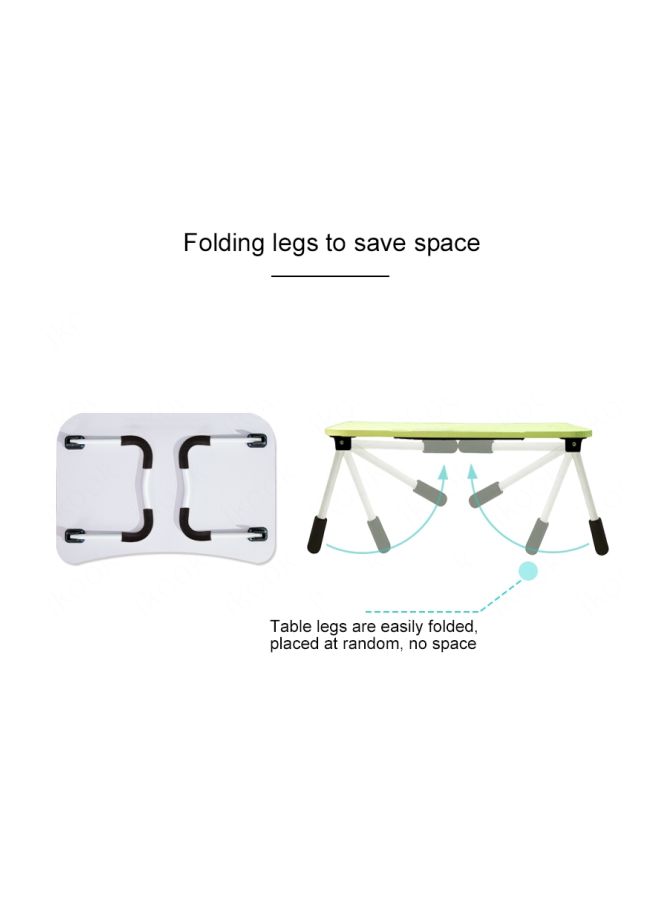 Generic W-leg Type Foldable Lap Desk Green/White/Black - Image 3