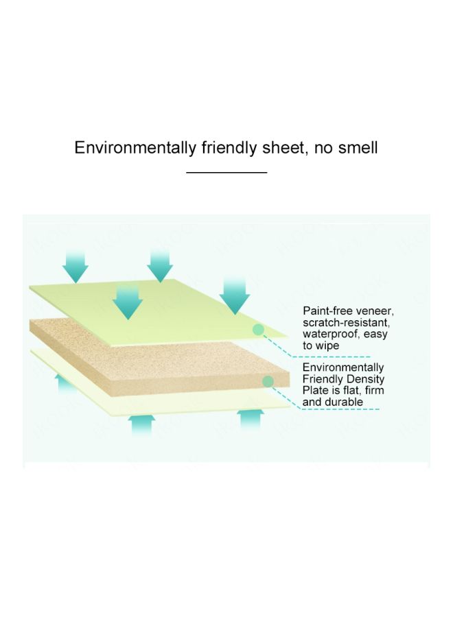 مكتب لابتوب قابل للطي بأرجل على شكل حرف W أزرق/ أبيض/أحمر - Image 4