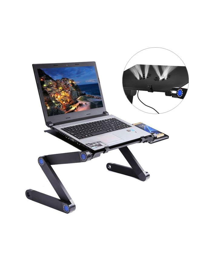 Portable 360 Degree Foldable Desk Stand With Mouse Pad  - Image 2