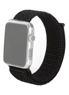 Fashion Nylon Watch Strap with Magic Stick For Apple Watch Series 4/ 3/ 2/ 1 Black
