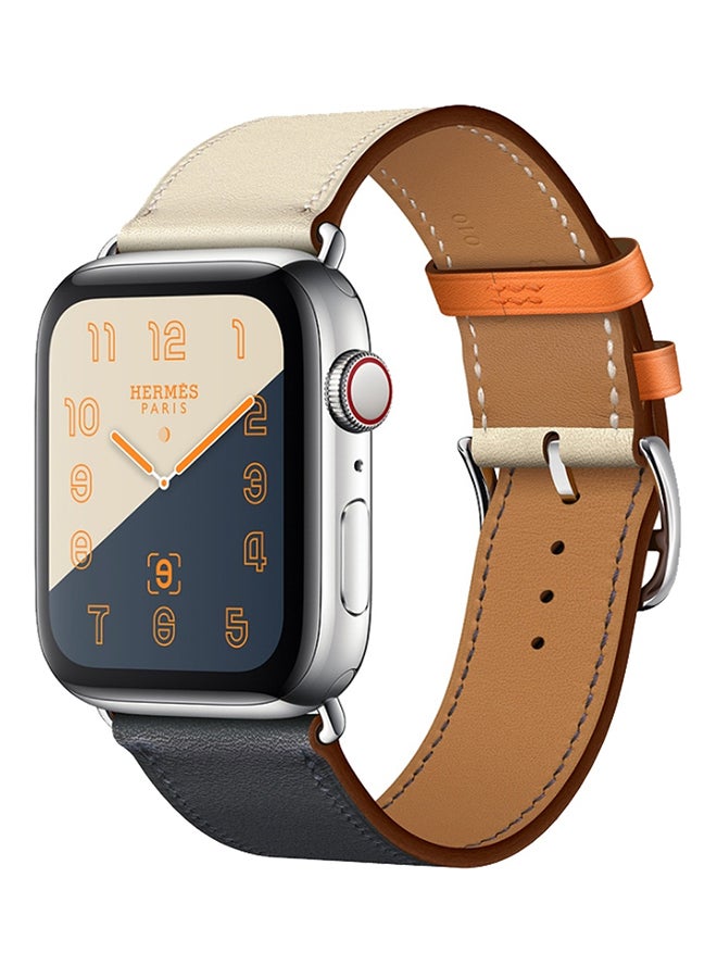 سوار ساعة للمعصم بحلقة واحدة من الجلد لساعات أبل سيريز 1/ 2/ 3 متعدد الألوان - Image 1