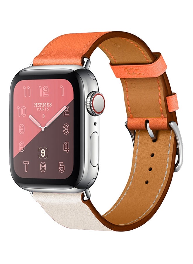 Single Loop Leather Wrist Strap Watchband for Apple Watch Series 3/ 2/ 1 Multicolour  - Image 1
