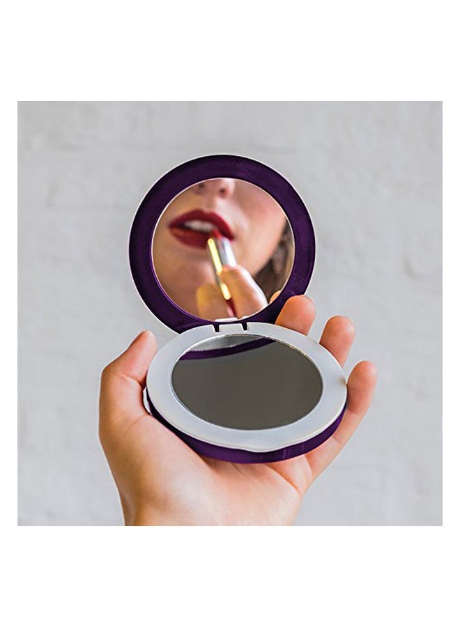 HYPER 3000.0 mAh Pearl Power Bank With LED Compact Mirror Purple - Image 3