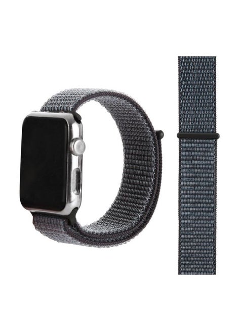 Replacement Nylon Band For Apple Watch Series 1/2/3/4 38/40mm Space Grey