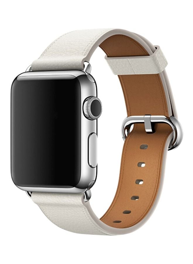 Replacement Band For Apple Watch Series 1/2/3 38mm White  - Image 1