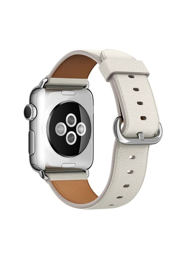 Replacement Band For Apple Watch Series 1/2/3 38mm White  - Image 2