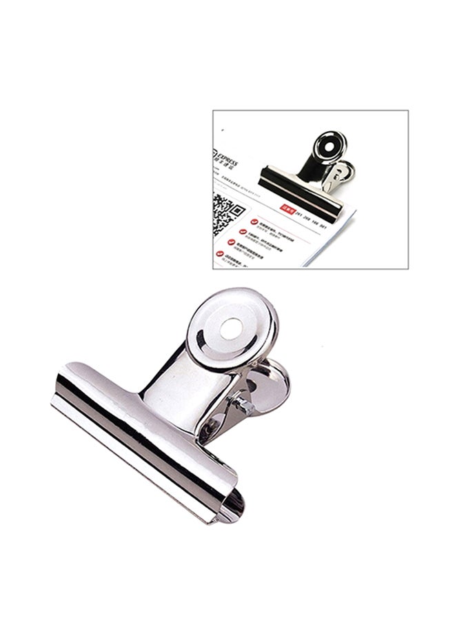 Generic 36-Piece Metal Stainless Steel Round Clip Notes Set Silver 