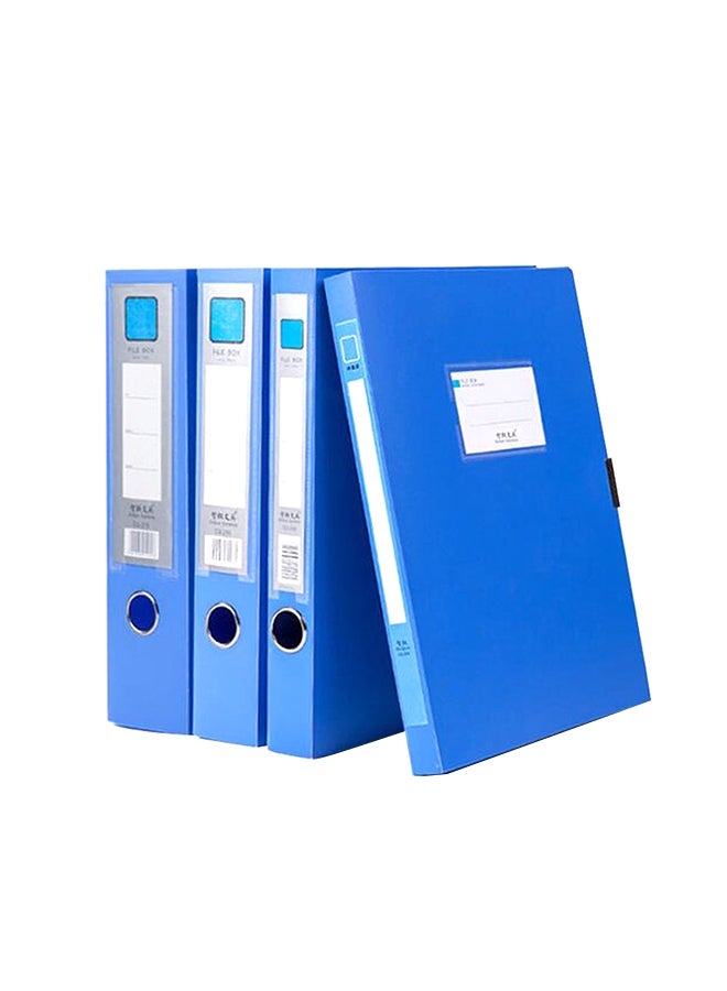 Generic 10-Piece Office Supplies File Box Set Blue 