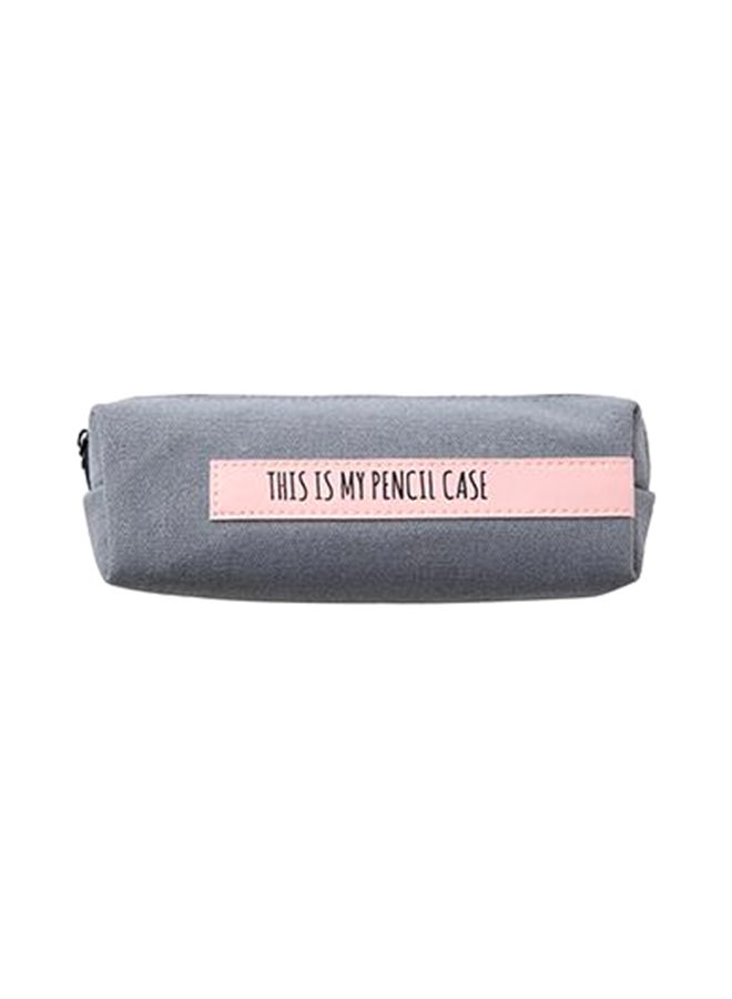 Generic - Creative School Pencil Case Bag Grey - Image 1