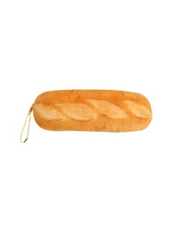 2-Piece Bread Pencil Case Set Brown