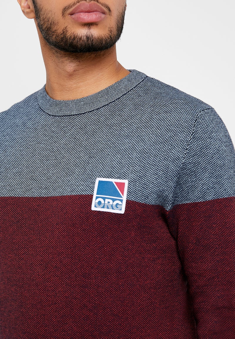 Flash Color Block Sweater Multicolour