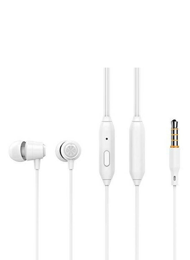 Celebrat Wired Stereo In-Ear Headphone - Color May Vary White/Black  - Image 1