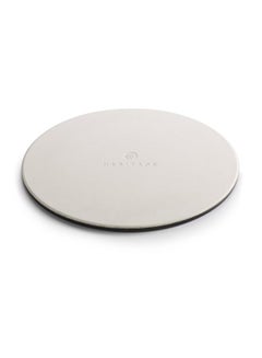 Heritage Products Ceramic Pizza Stone With Pizza Cutter Wheel Black  - Image 2