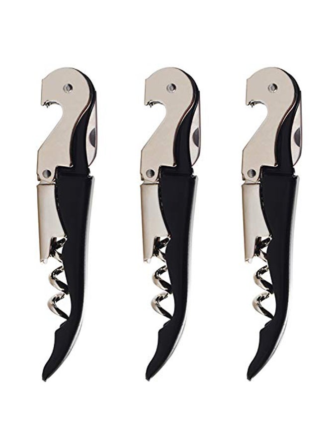TWICHAN 3-Piece Waiter Corkscrew Black  - Image 1