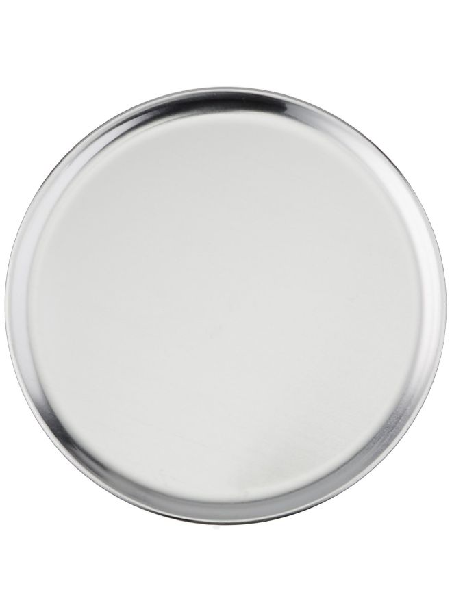 New Star Foodservice Coupe Style Pizza Pan Silver 10inch  - Image 2