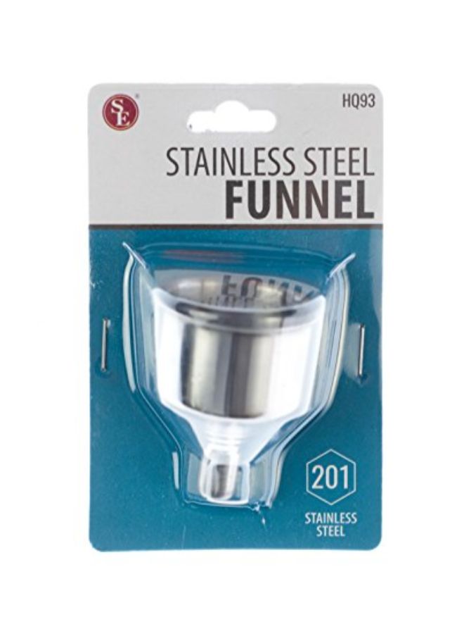 SE Stainless Steel Funnel Silver - Image 2