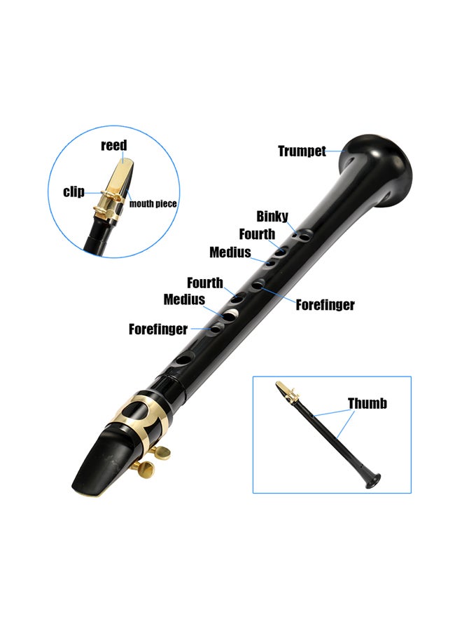 Generic Mini Portable Flute With Carrying Bag  - Image 4