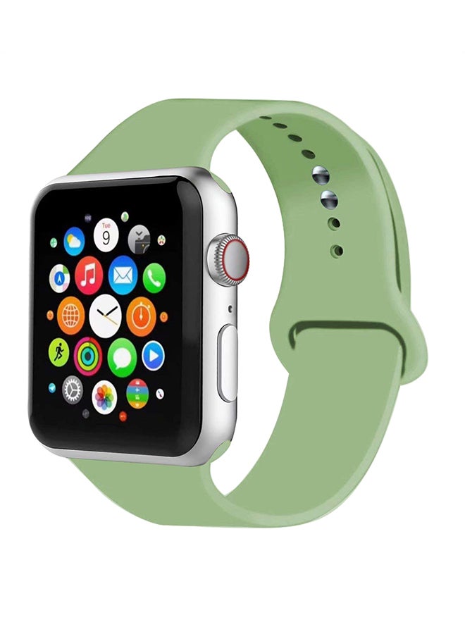Generic Silicone Strap Band For Apple Watch Series Mint  - Image 1