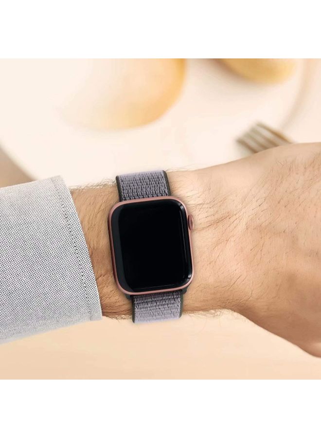 Generic - Nylon Sport Loop Band For Apple Watch Series Dark Olive - Image 1