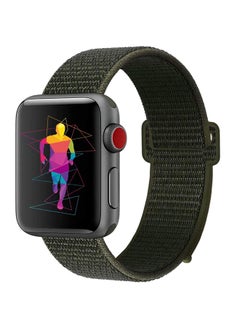 Nylon Sport Loop Band For Apple Watch Series Cargo Khaki